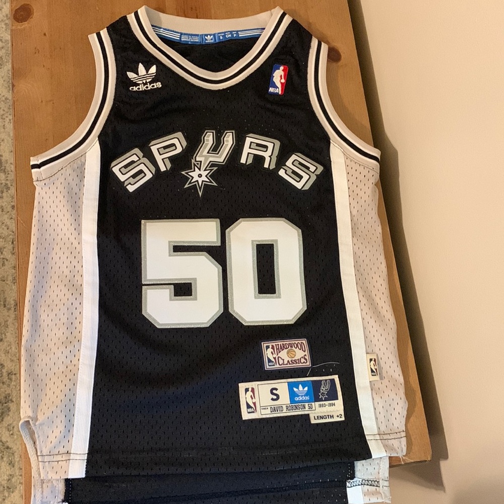 Adidas Hardwood Classics David Robinson Jersey. NBA logo as well. Never worn.